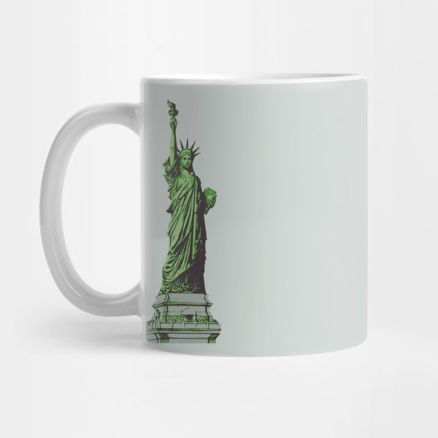 statue of liberty print independence day new york by gossiprag